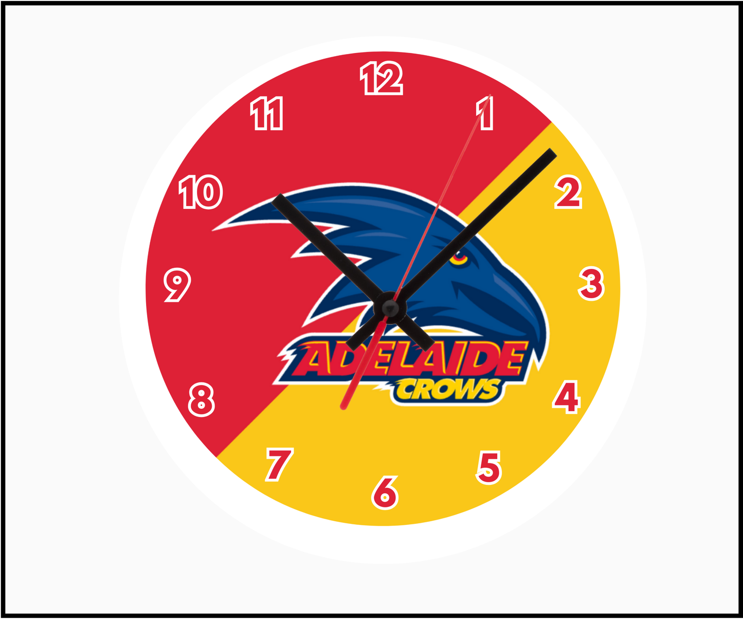 Adelaide Crows Clock (Round 002)