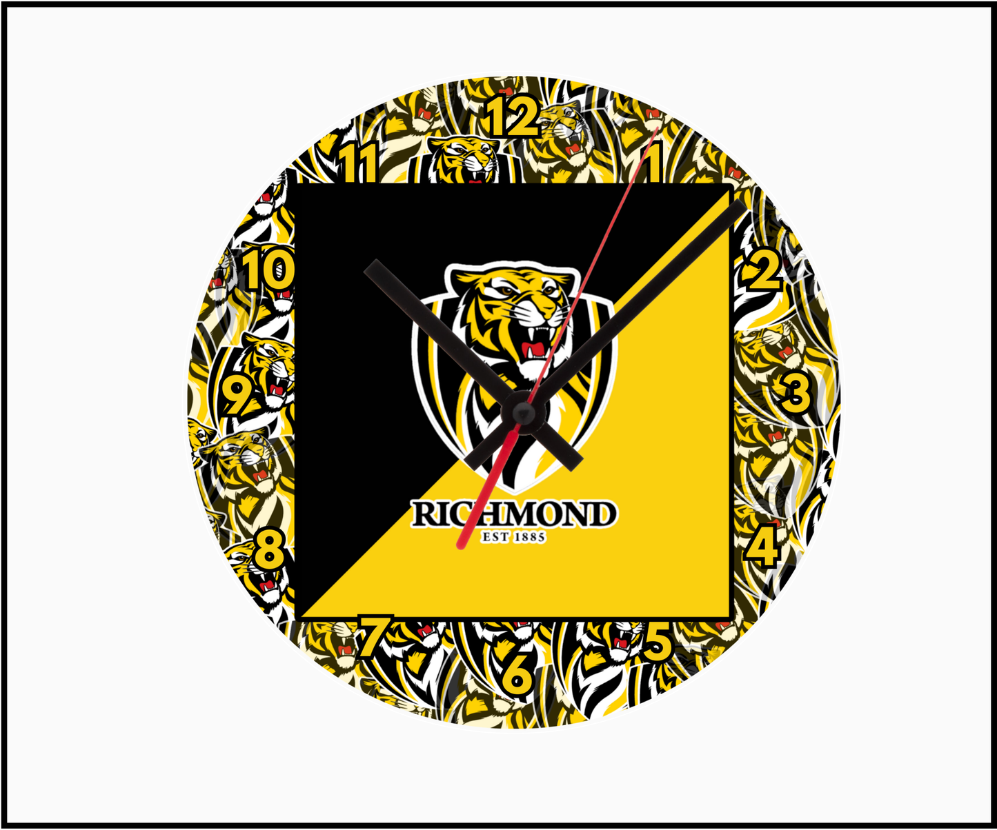 Richmond Tigers Clock (Round 003)