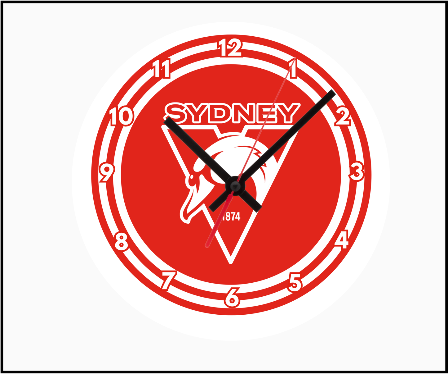 Sydney Swans Clock (Round 002)