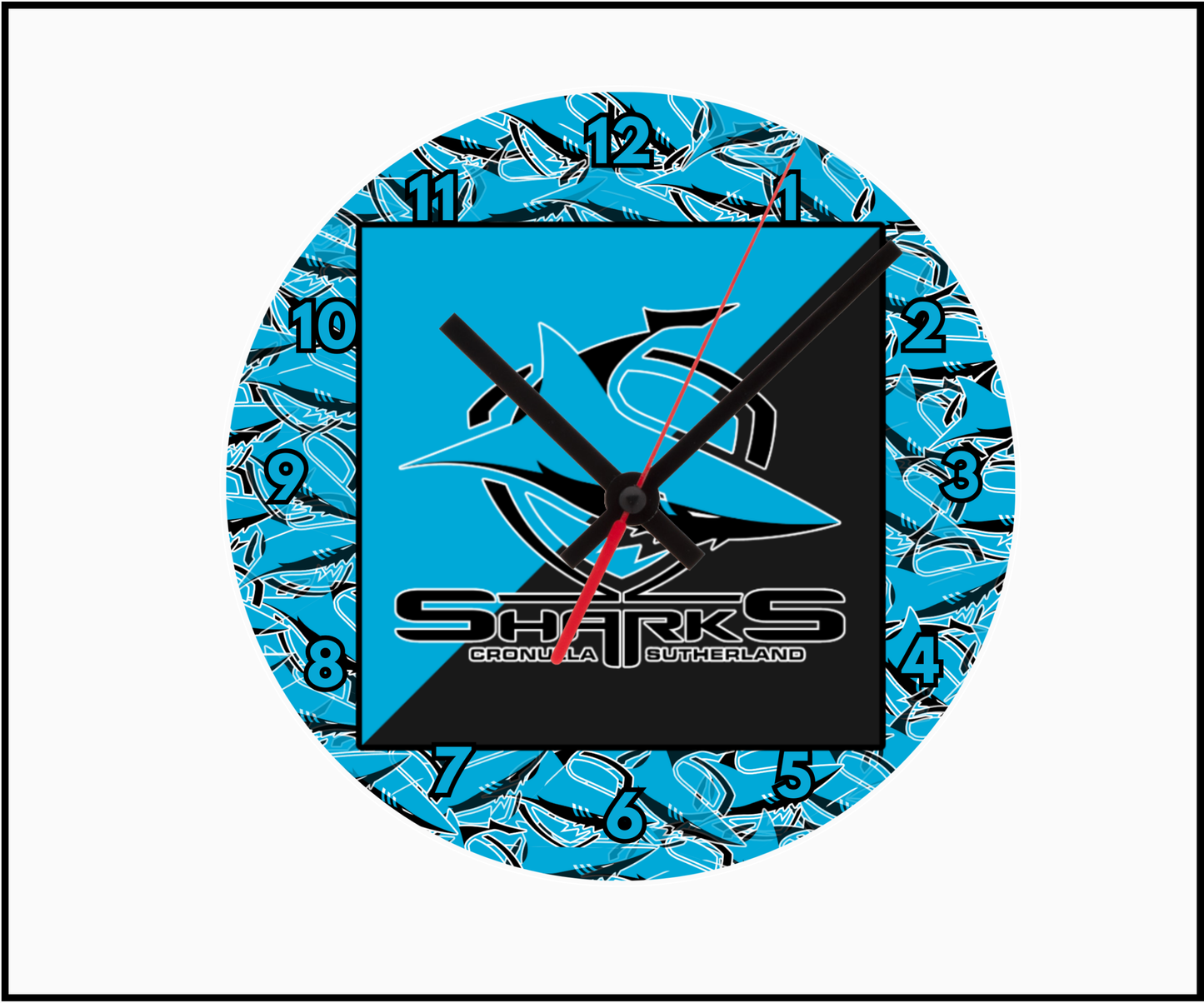 Cronulla Sharks Clock (Round 004)