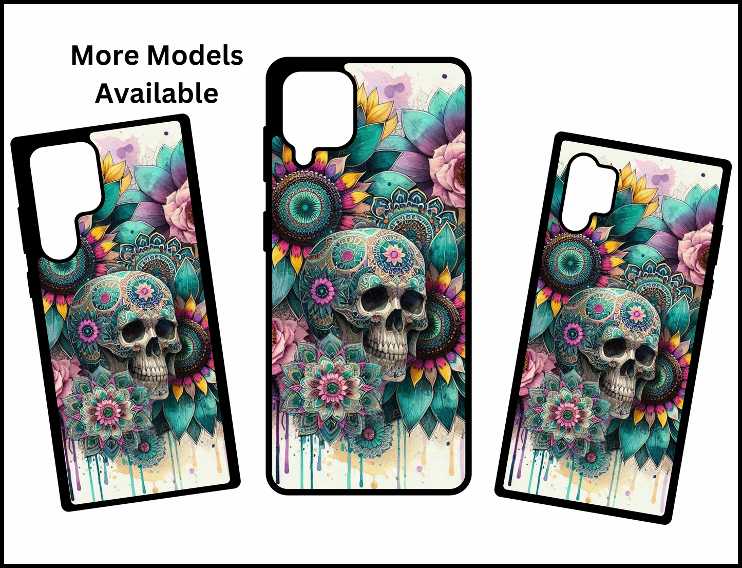 Mandala Skull Phone Case (133)
