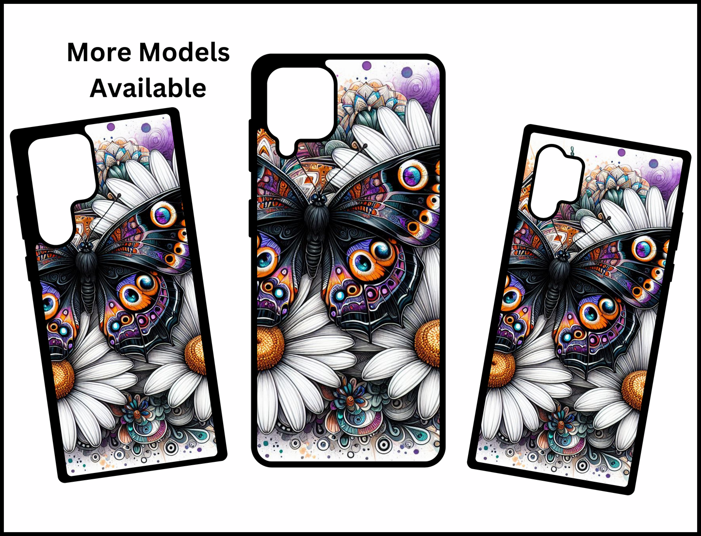Butterfly Floral Phone Case (145)