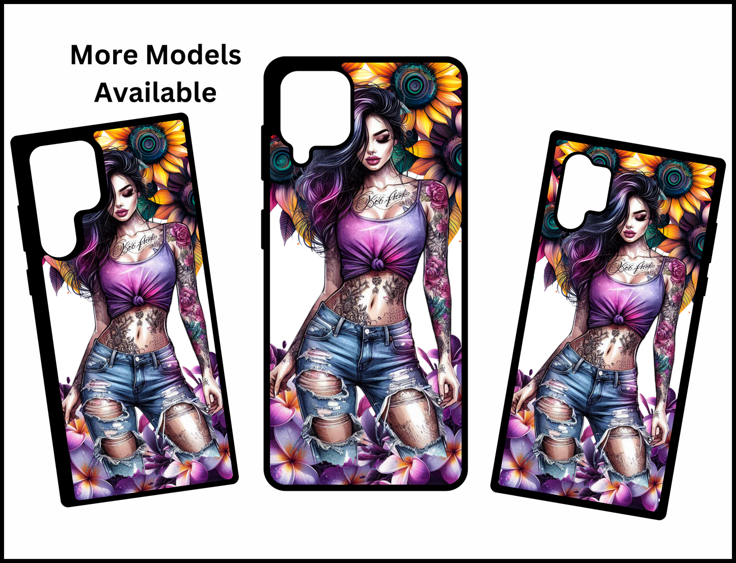 Floral Woman Samsung Case (437)