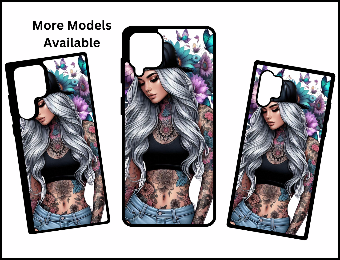 Floral Woman Samsung Case (445)