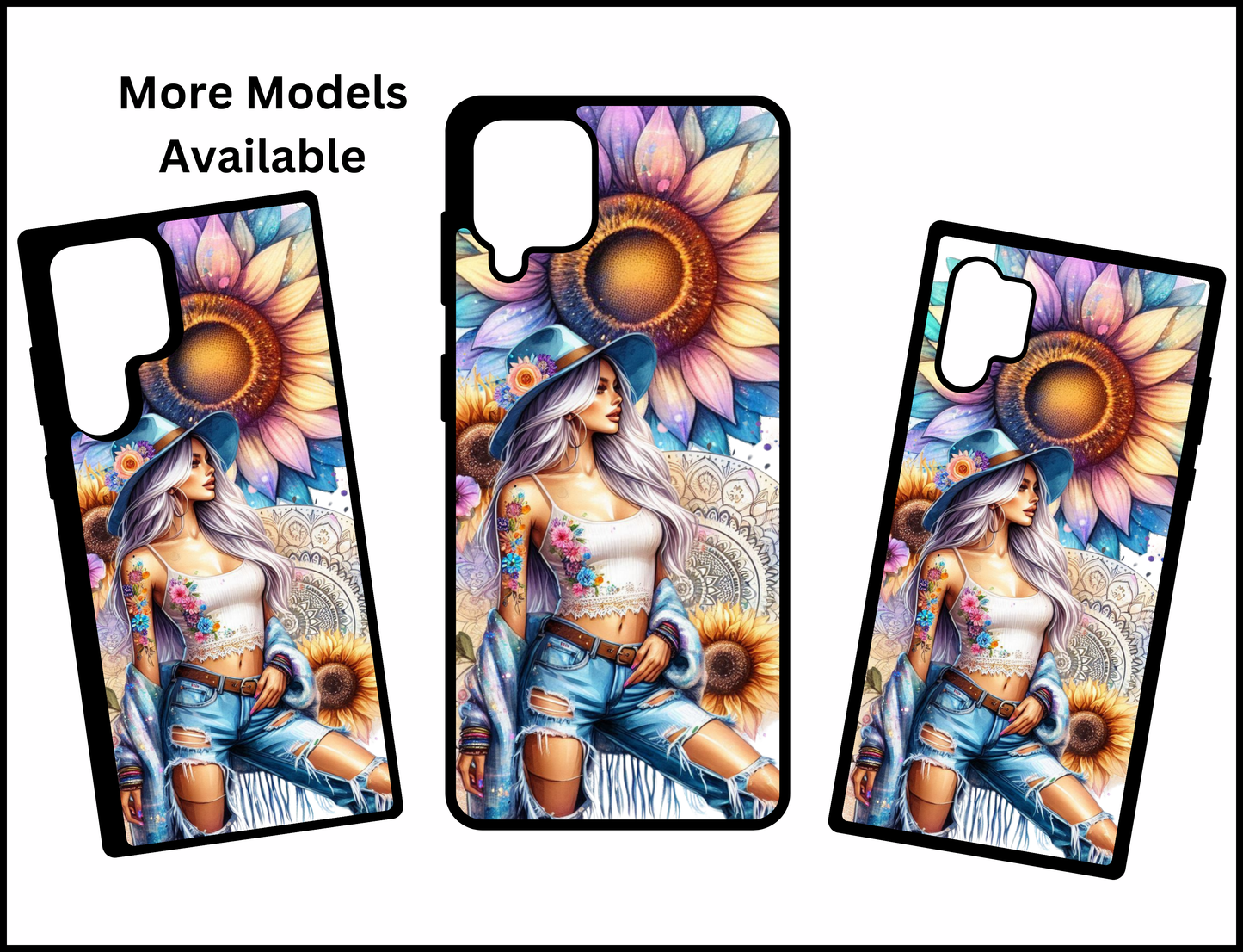 Floral Woman Samsung Case (449)