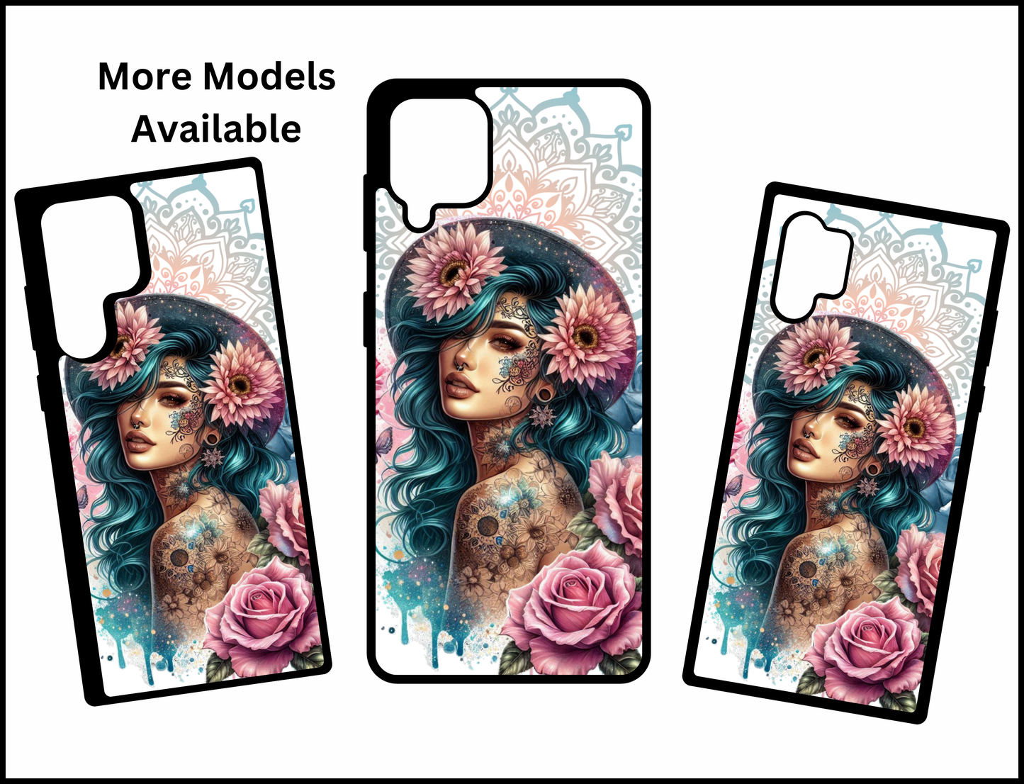 Floral Woman Samsung Case (451)