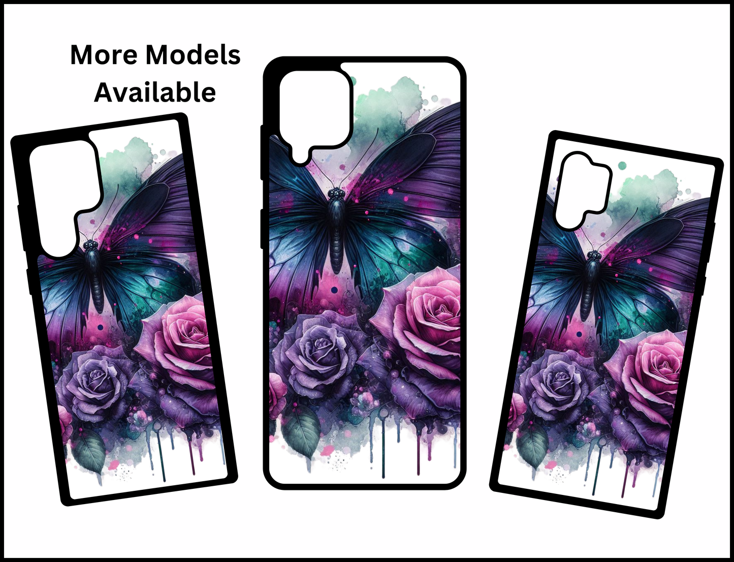 Butterfly Floral Phone Case (163)