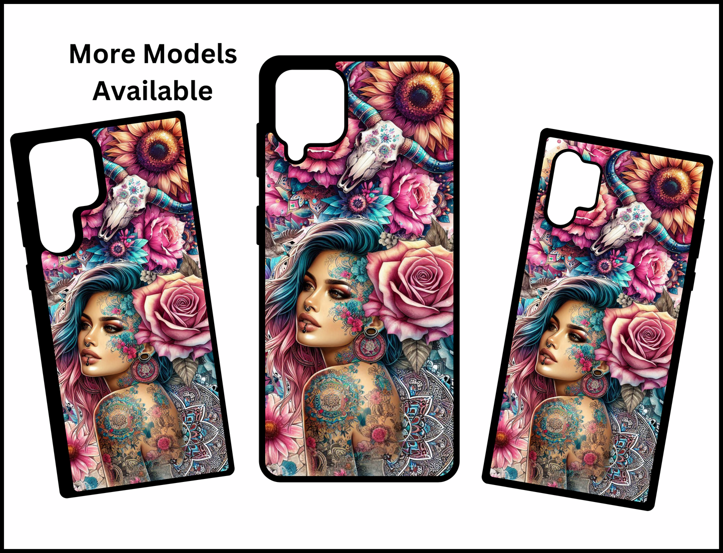 Floral Woman Samsung Case (455)