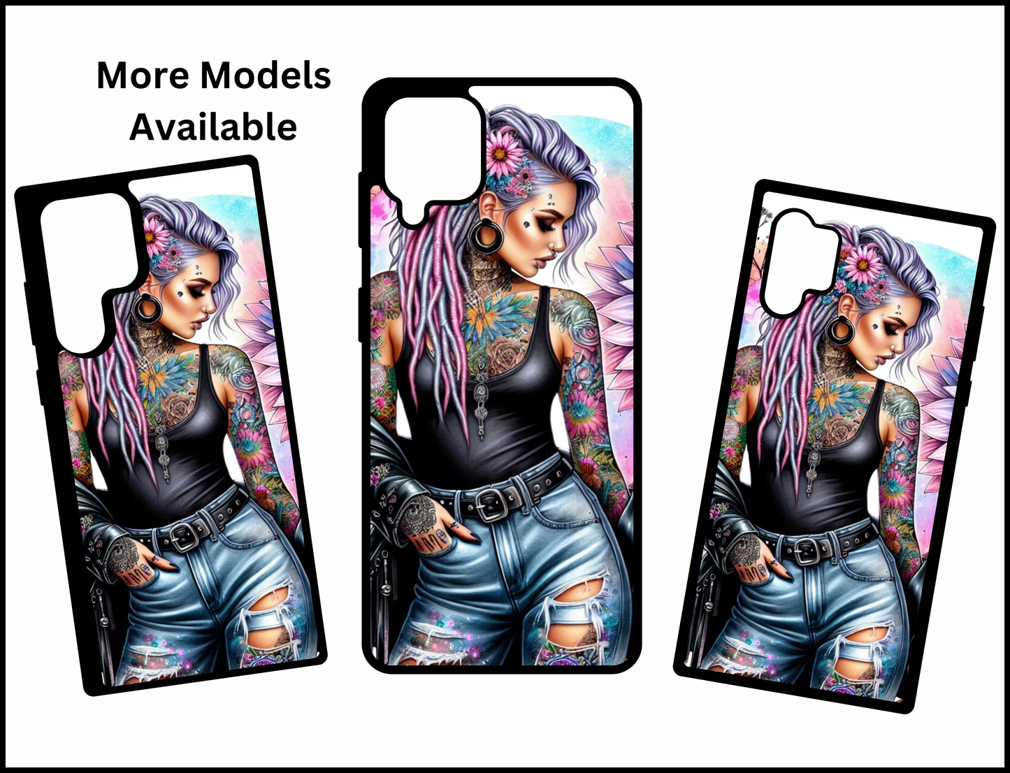 Floral Woman Samsung Case (459)