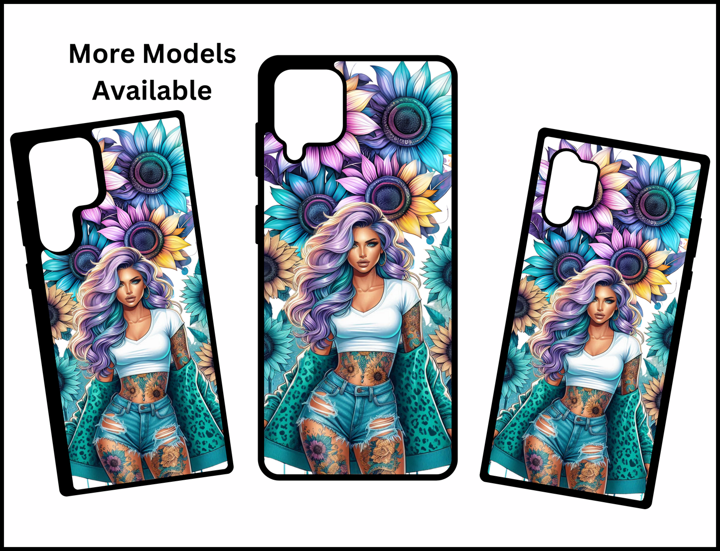Floral Woman Samsung Case (461)