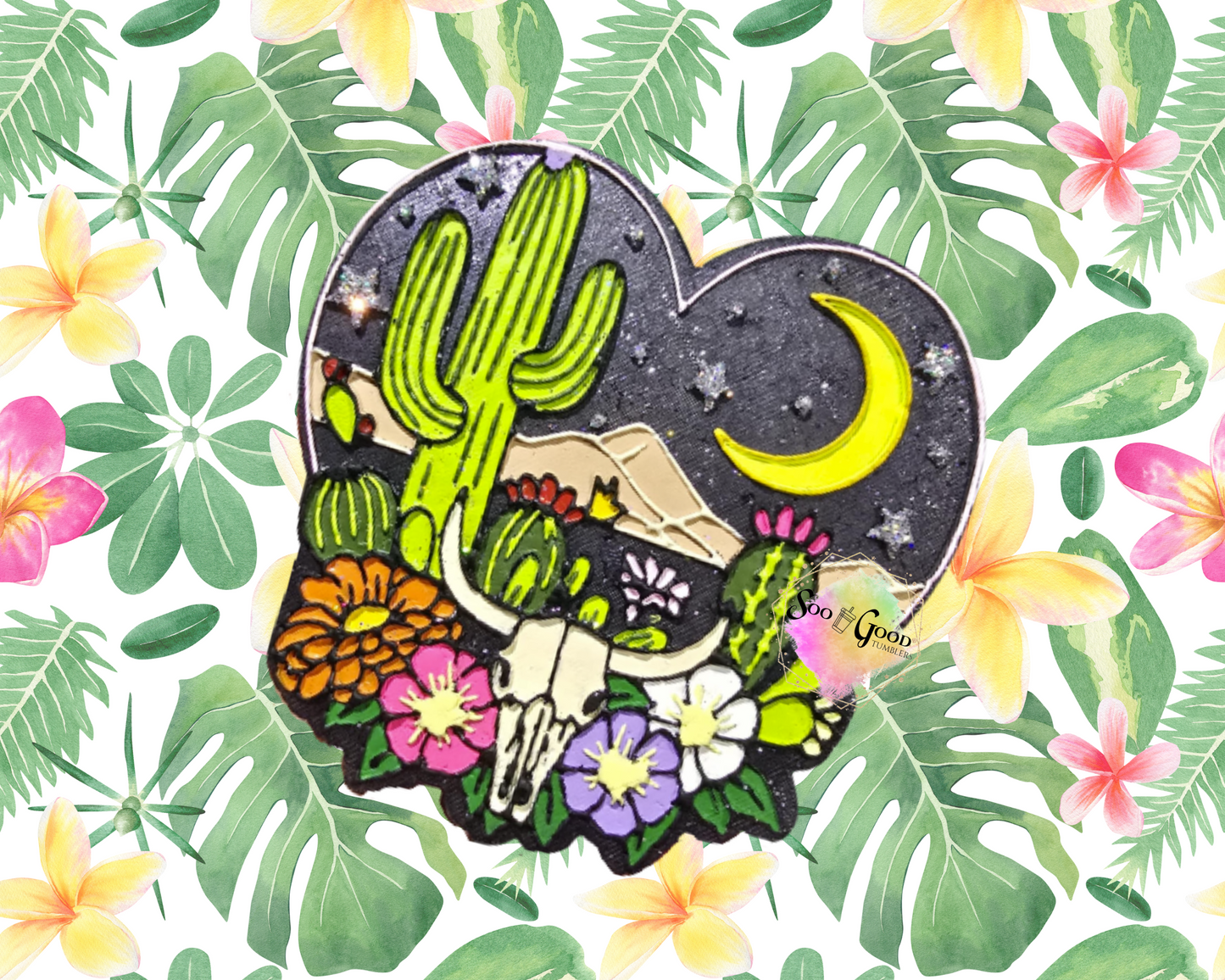 Desert Heart Blinged Car Freshie