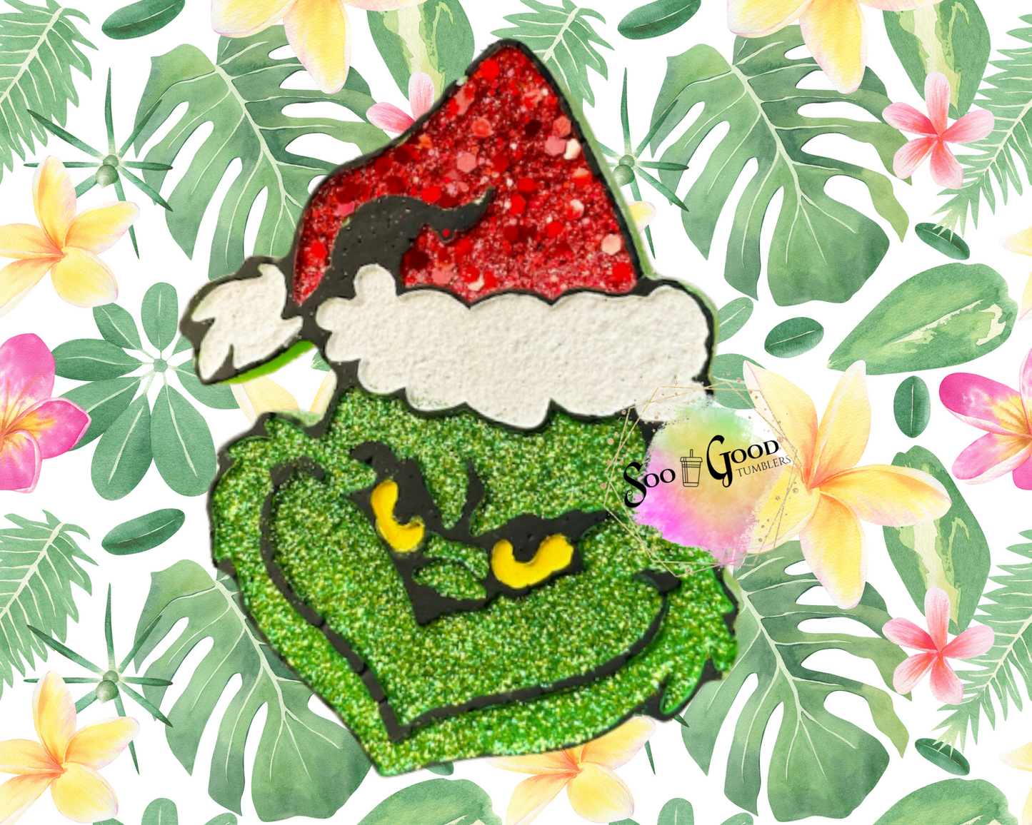 Grinch Blinged Car Freshie