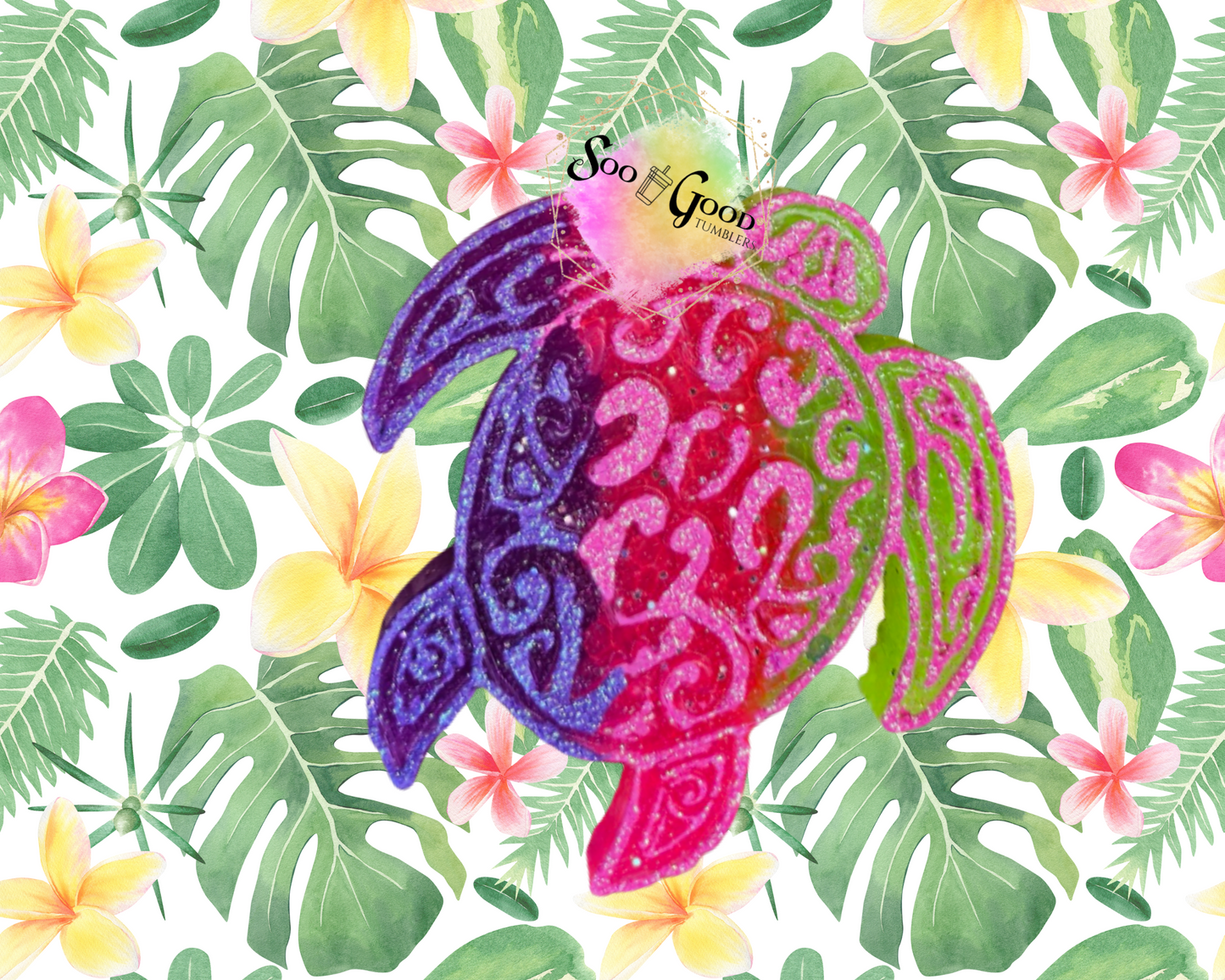 Sea Turtle Blinged Car Freshie