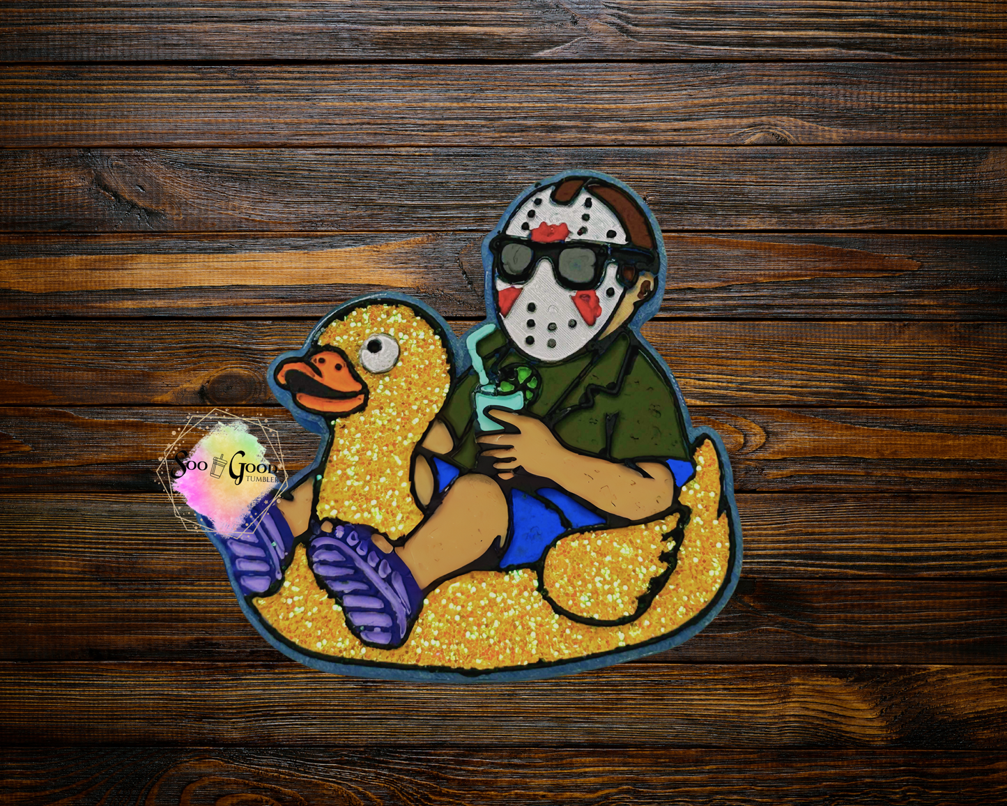 Floating Jason Blinged Car Freshie