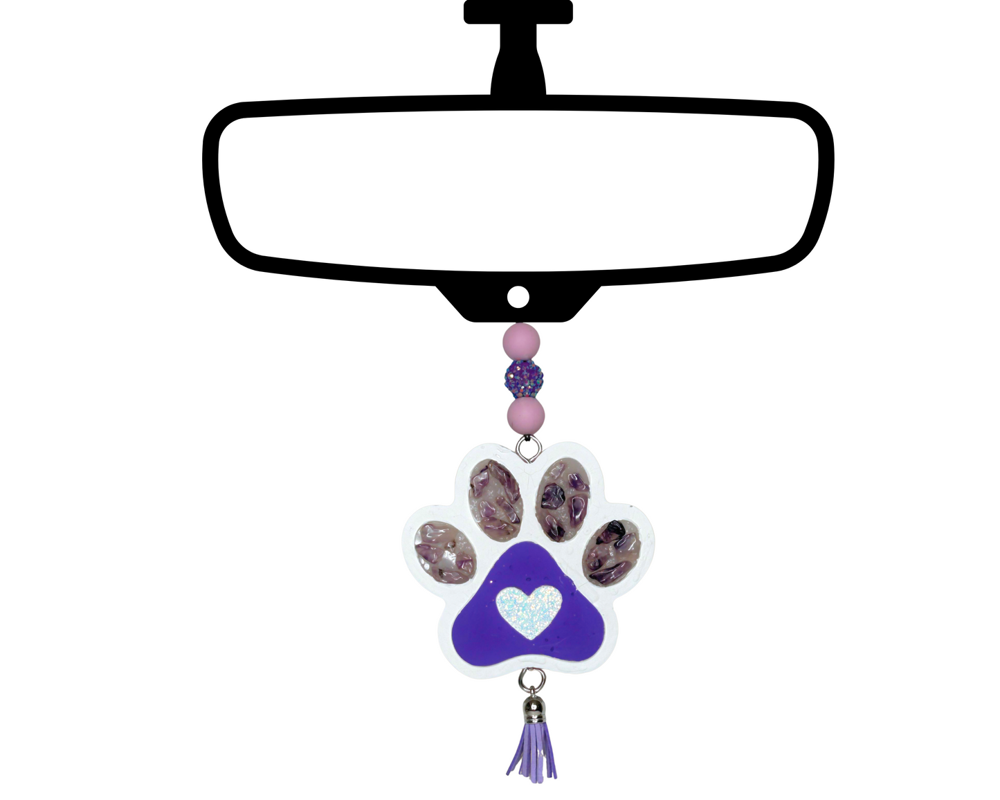 Puppy Paw Blinged Car Freshie