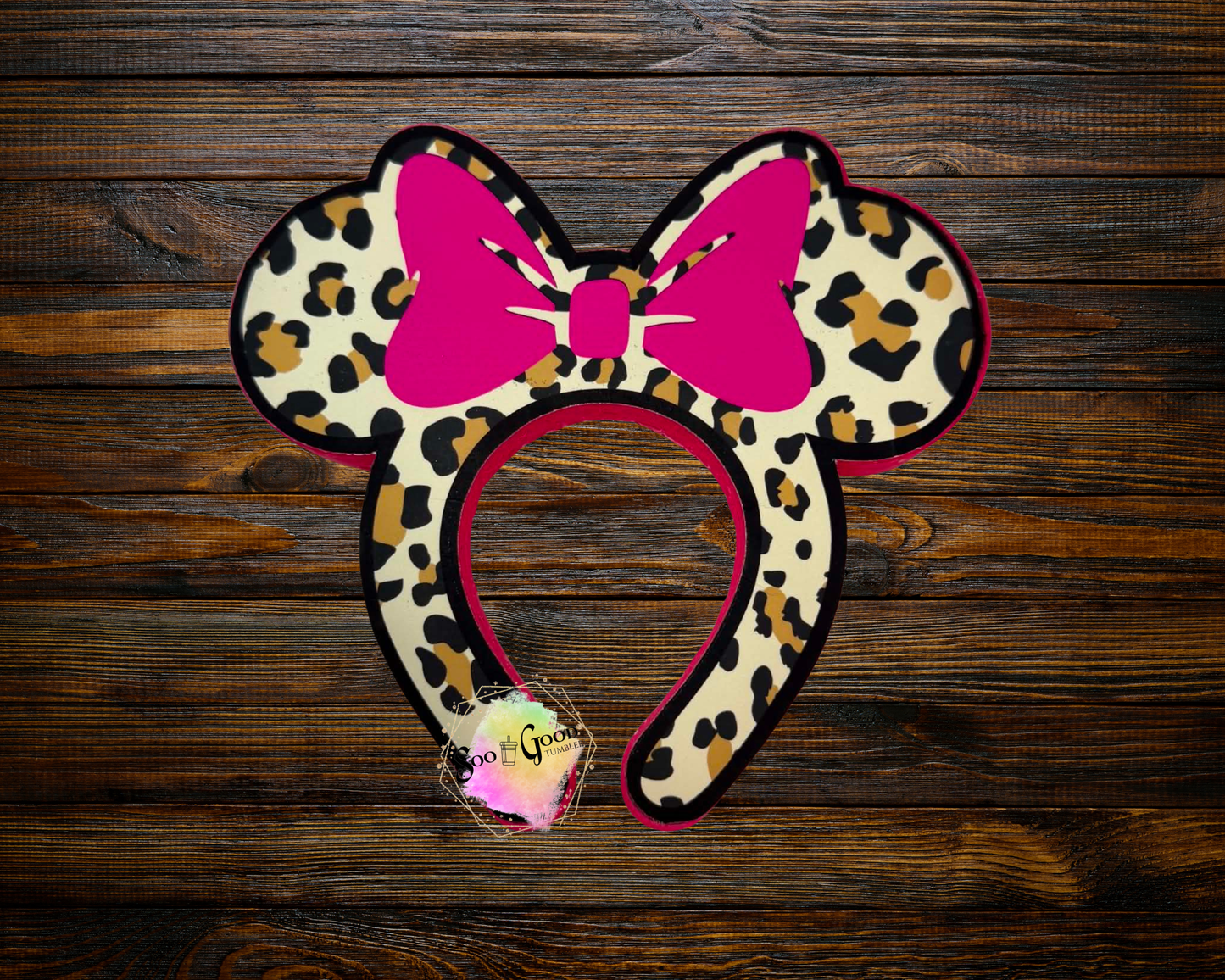 Ears & Bow Cardstock Car Freshie (Style 5)
