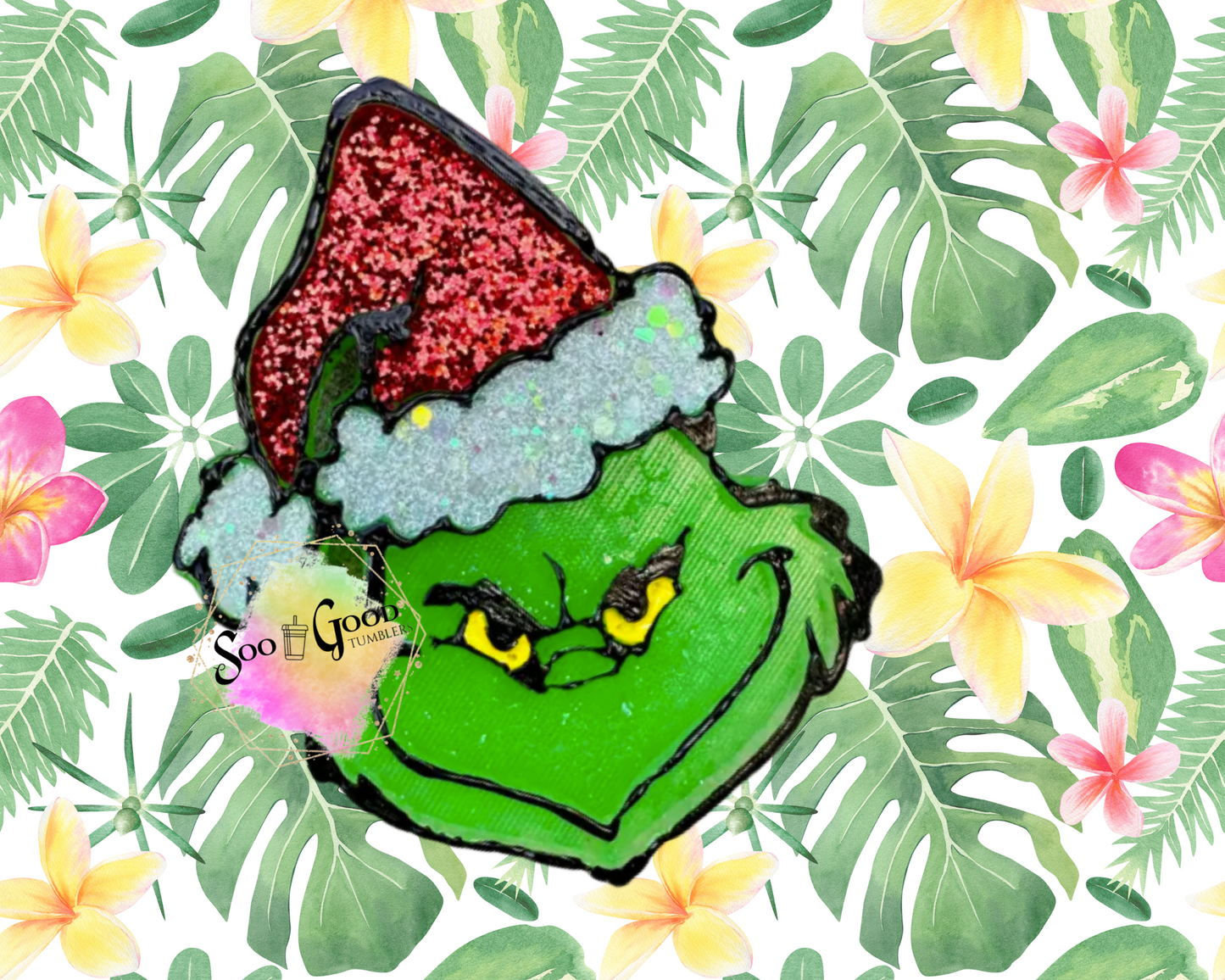 Grinch Blinged Car Freshie