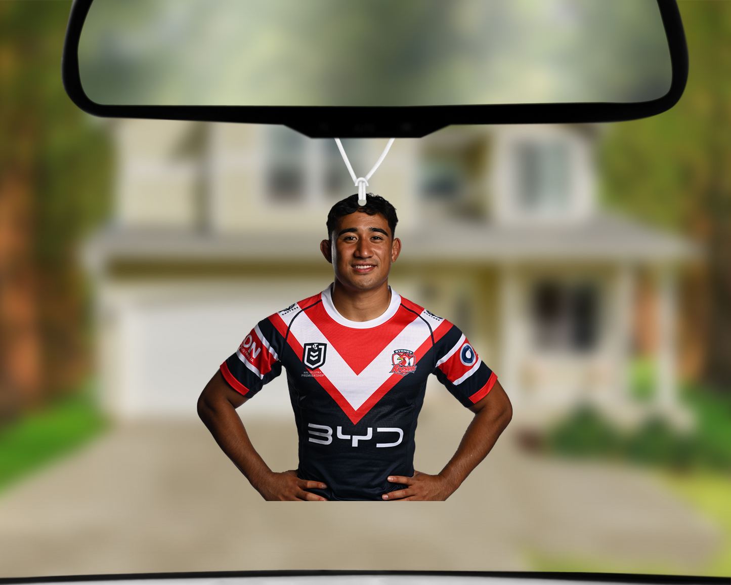 Team Photo - Benaiah Ioelu Car Air Freshener