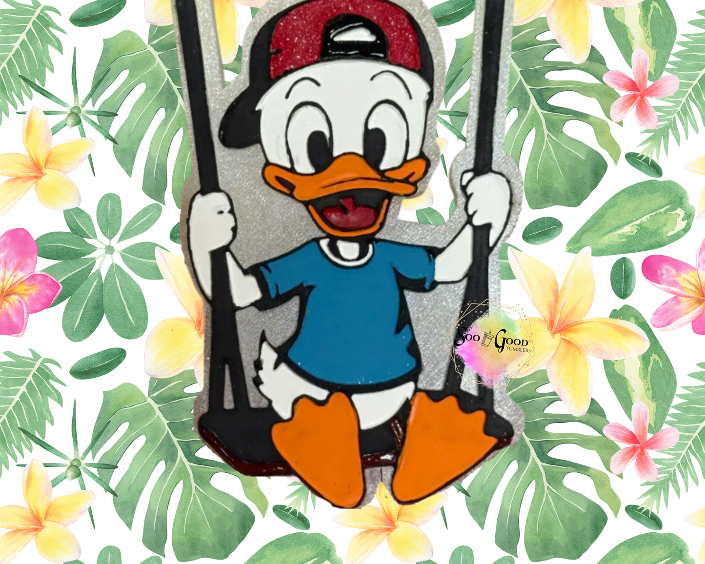 Swingin Duck Blinged Car Freshie