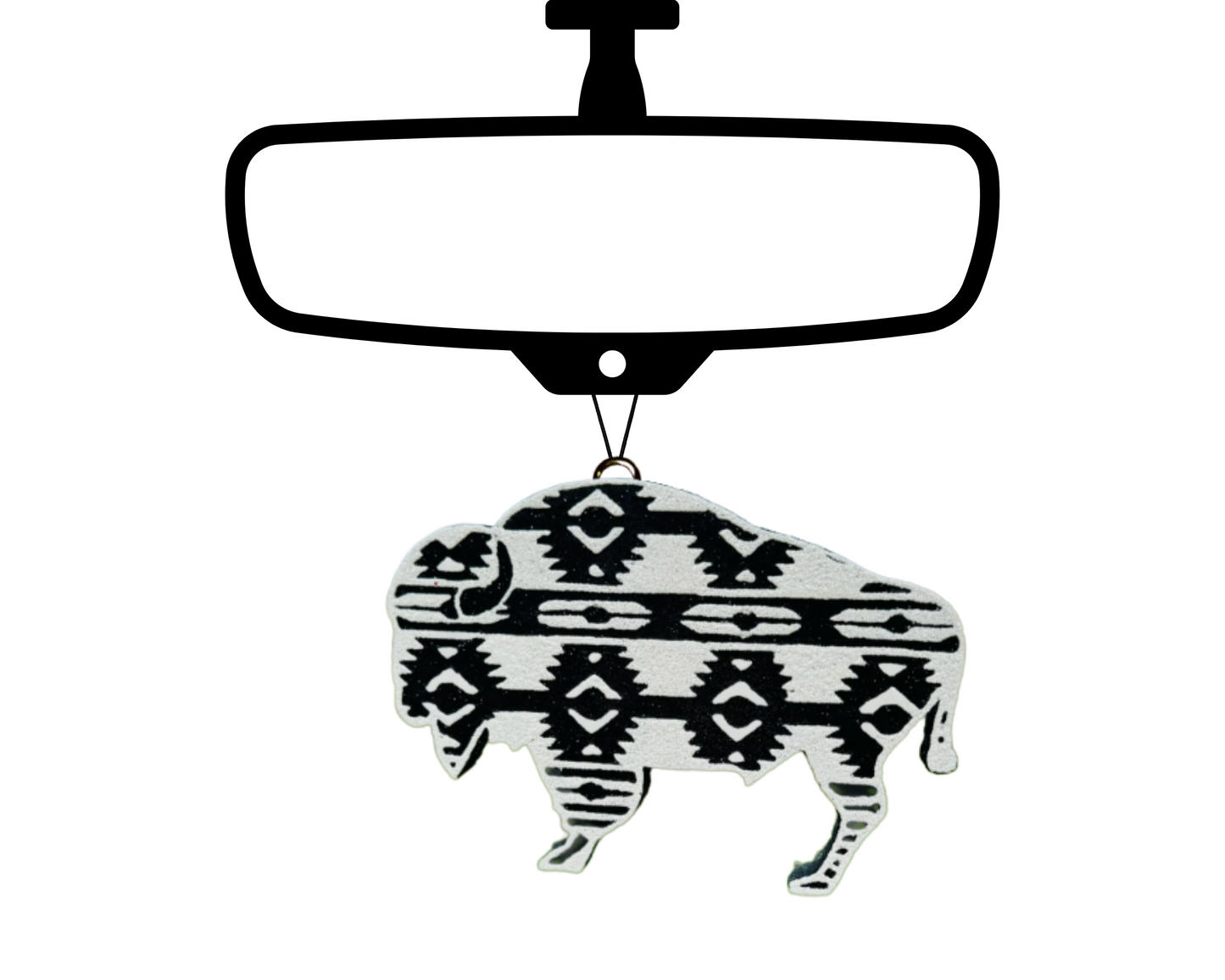 Buffalo Blinged Car Freshie