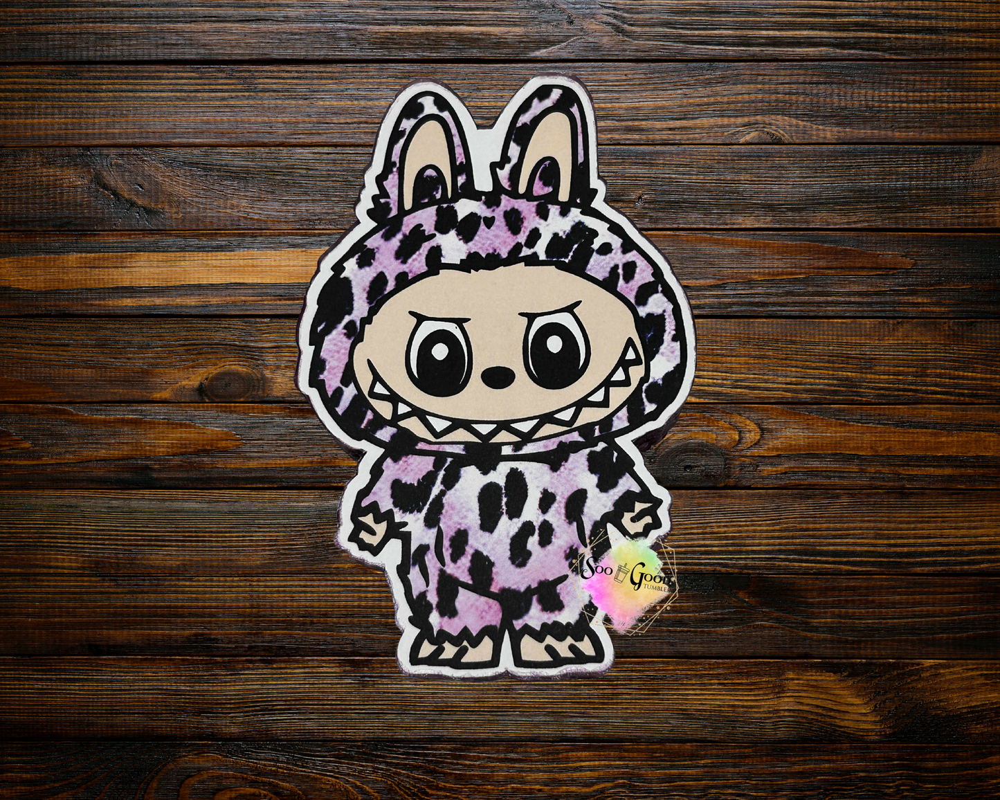 Standing Labubu Car Air Freshener (Pink Sugar Scent)