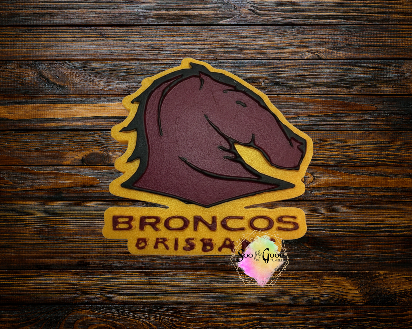 Brisbane Broncos Blinged/Painted Car Freshie