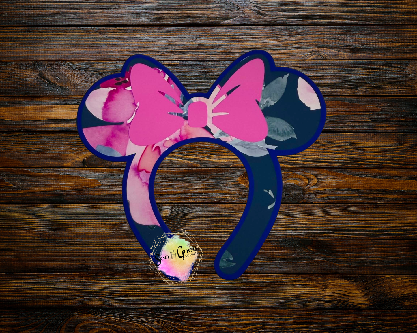 Ears & Bow Cardstock Car Freshie (Style 1 )