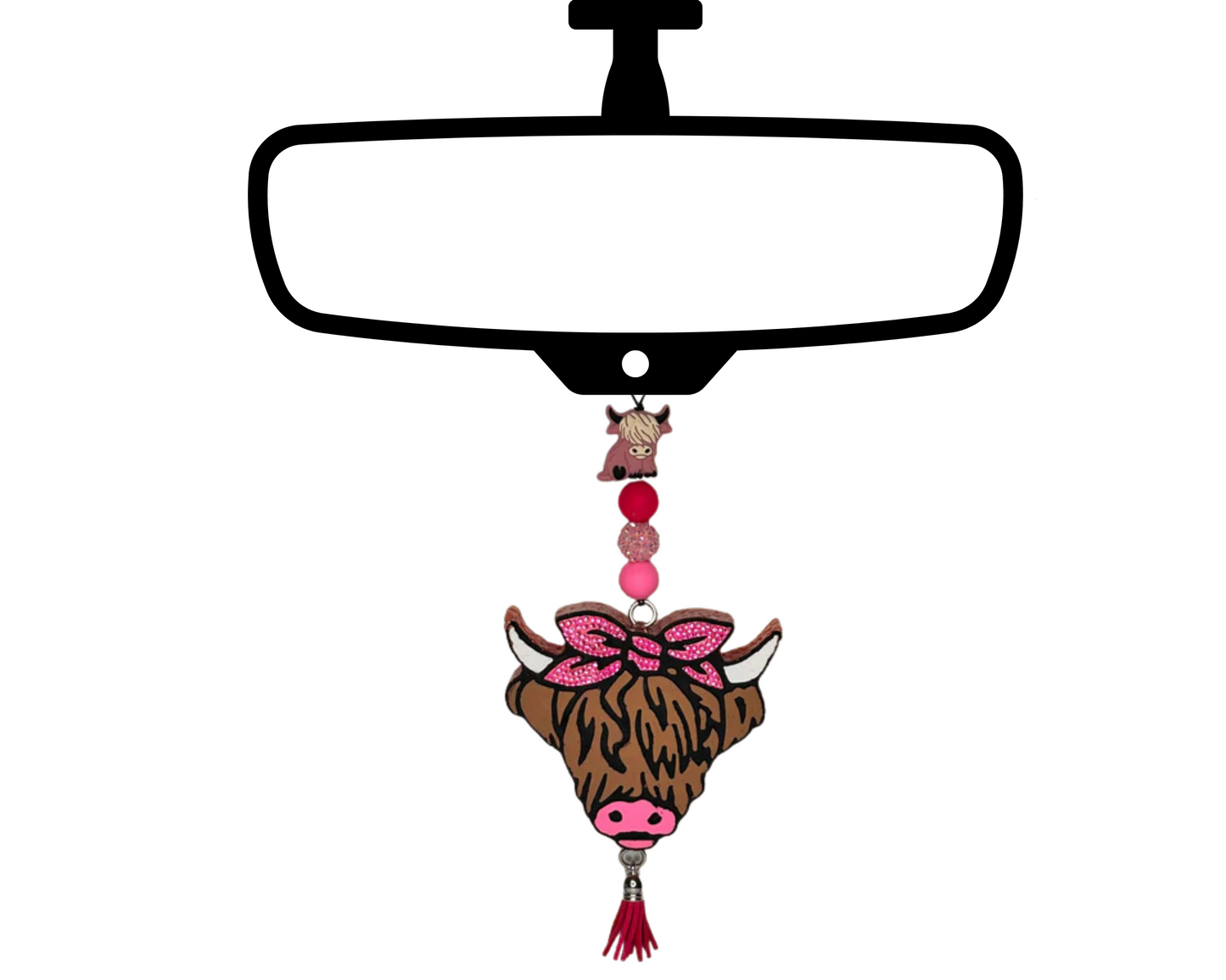 Miss Highland Blinged Car Freshie