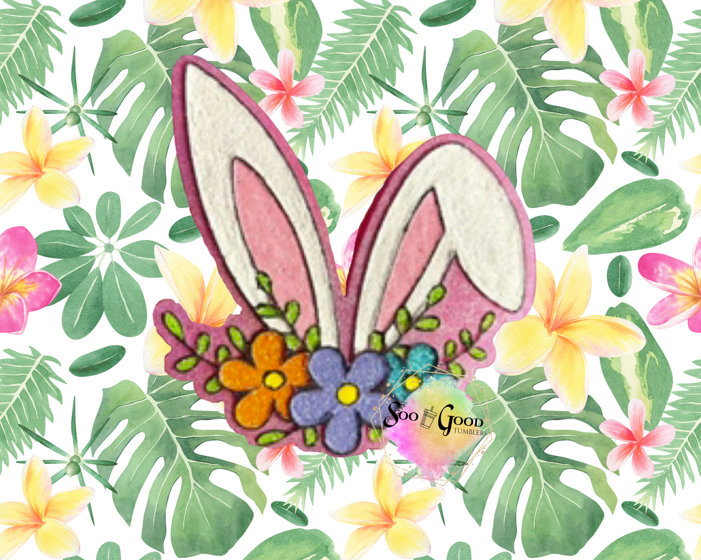 Bunny Ears Blinged Car Freshie