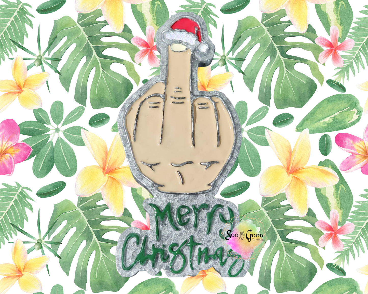 Merry Christmas - Up Yours Blinged Car Freshie