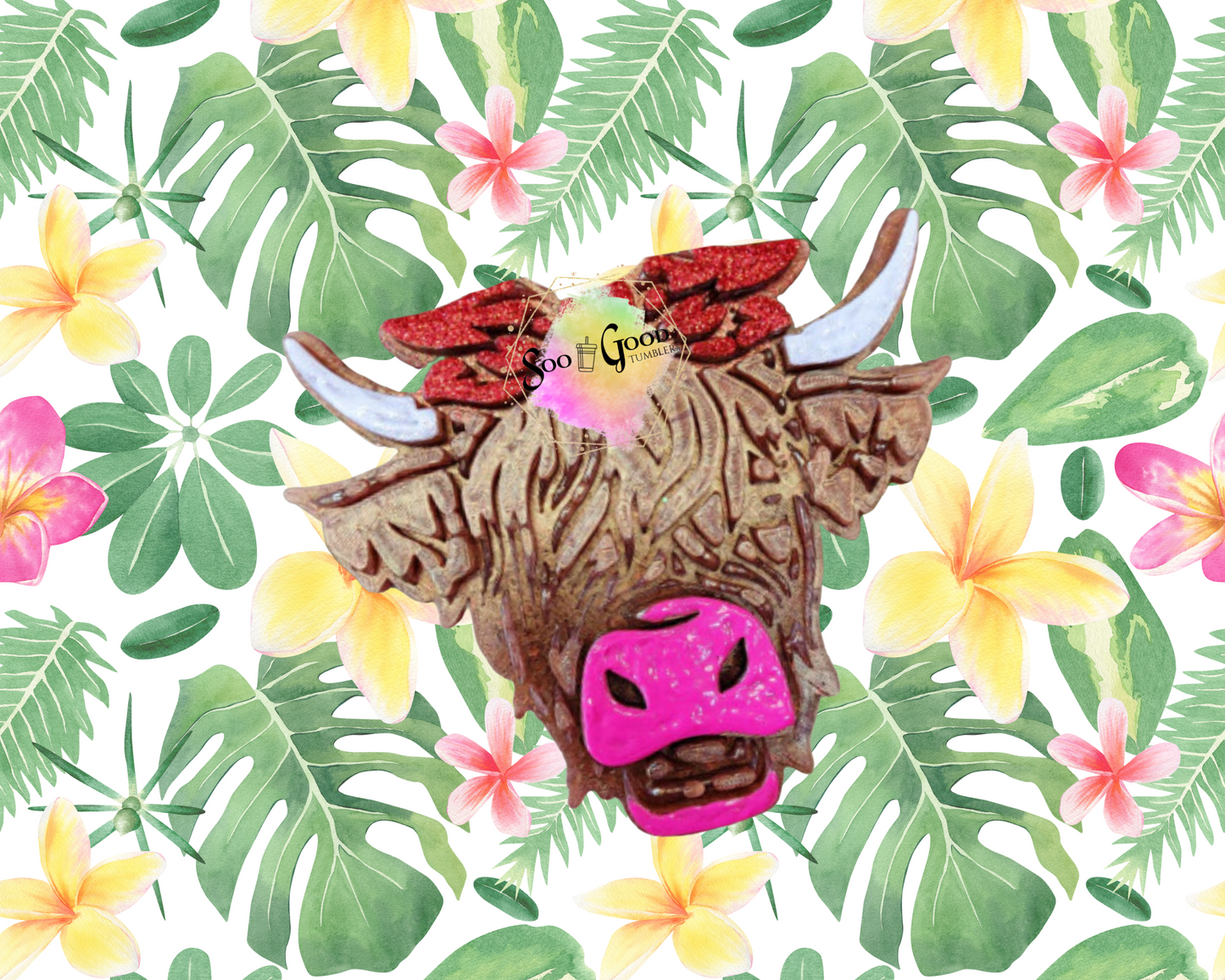 Happy Highlander Blinged Car Freshie
