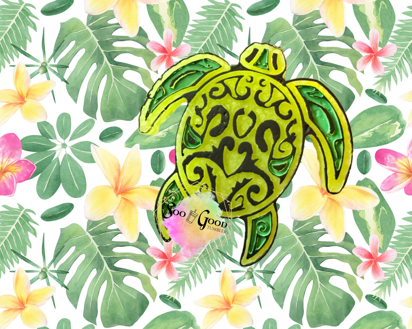 Sea Turtle Blinged Car Freshie