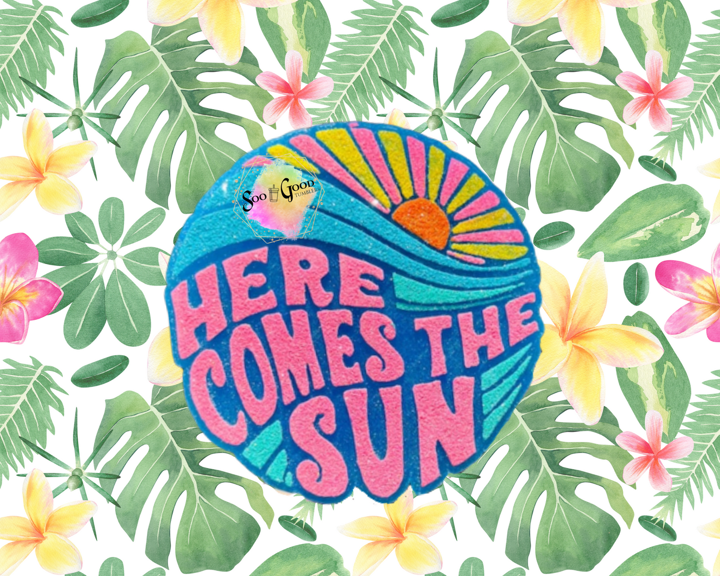 Here Comes The Sun Blinged Car Freshie