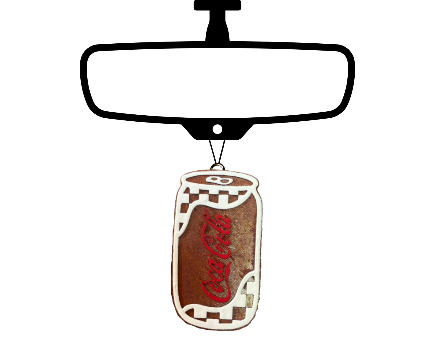 Groovy Coke Blinged Car Freshie