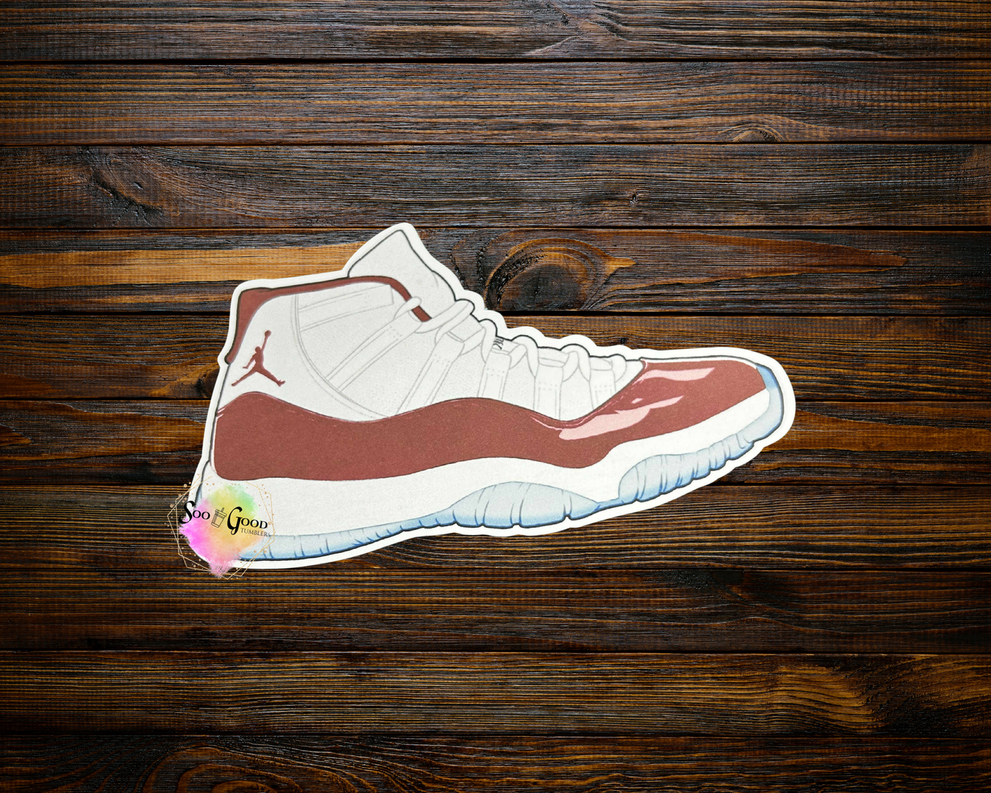 Nike Air Jordan Shoe Cardstock Car Freshie (Style 2)