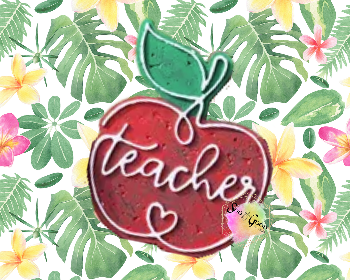 Teachers Apple Blinged Car Freshie