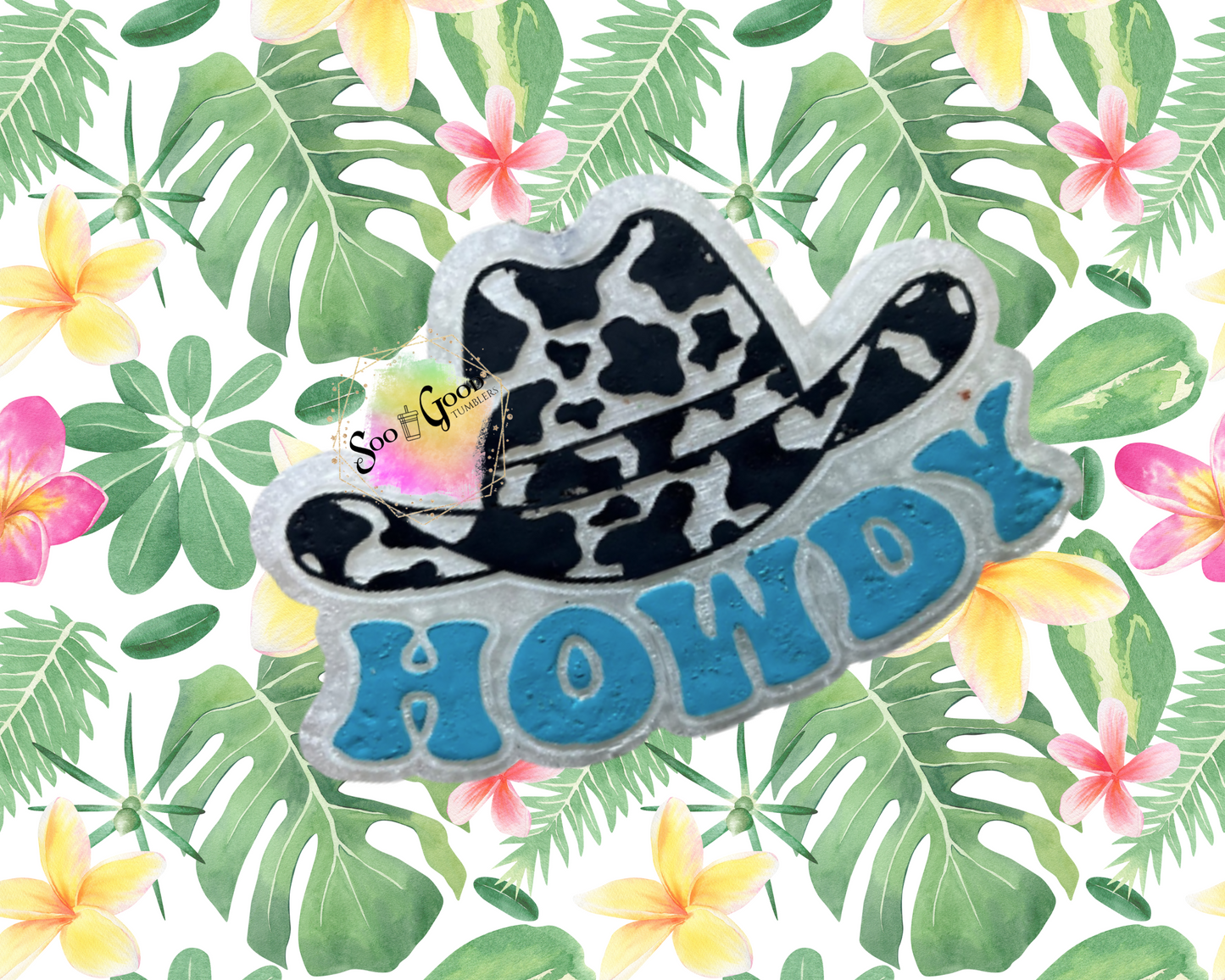 Howdy Blinged Car Freshie