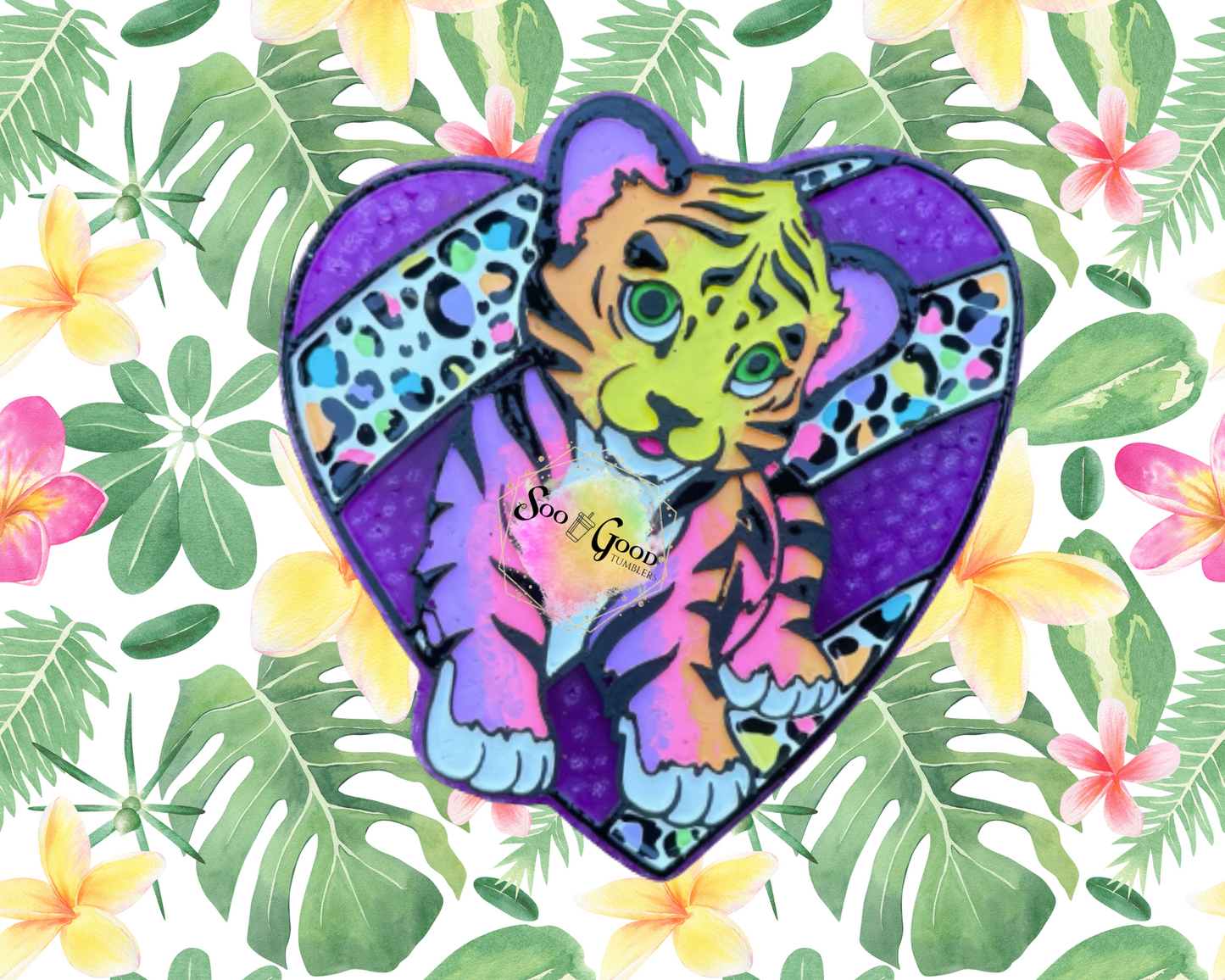 Tiger Blinged Car Freshie