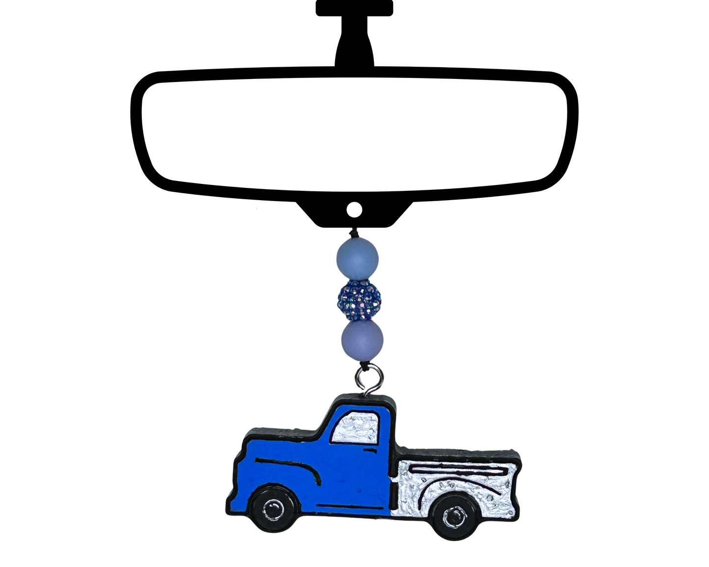 Pickup Truck Blinged Car Freshie