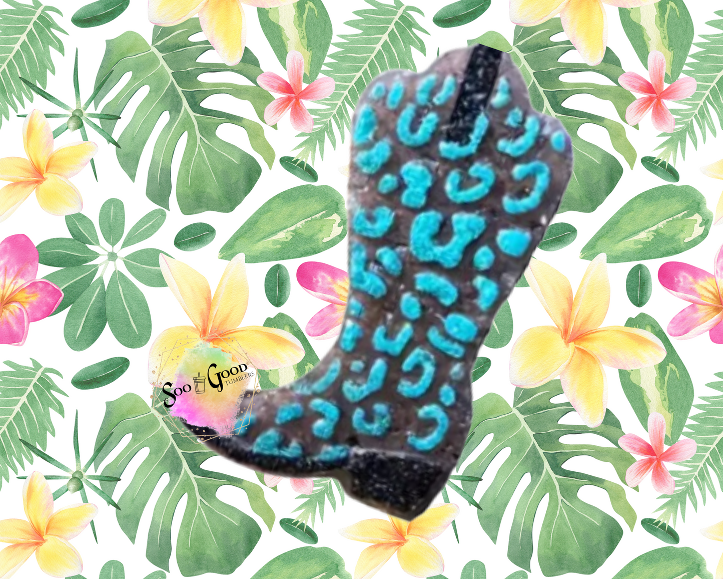 Western Boot Blinged Car Freshie