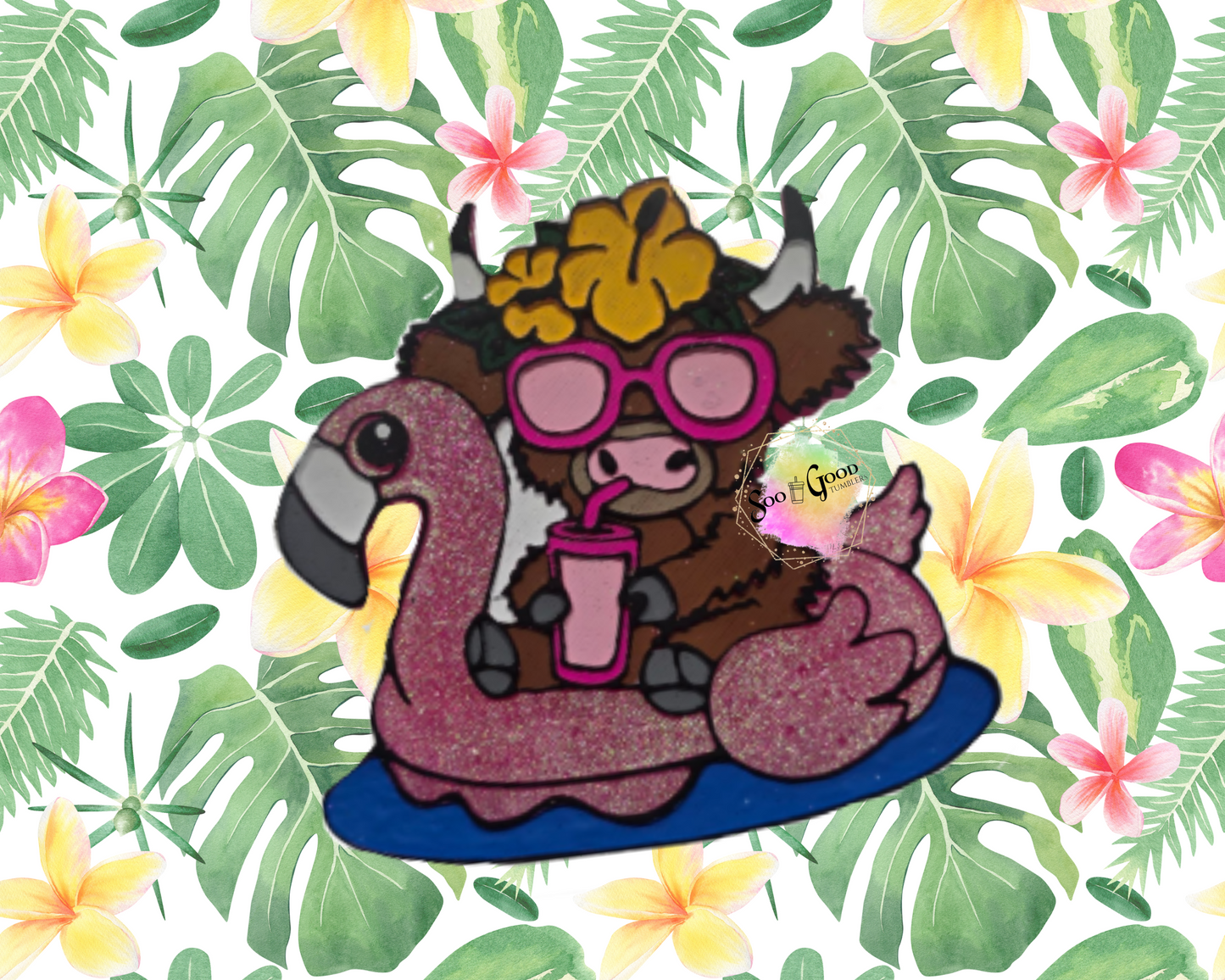 Floating Highlander Blinged Car Freshie