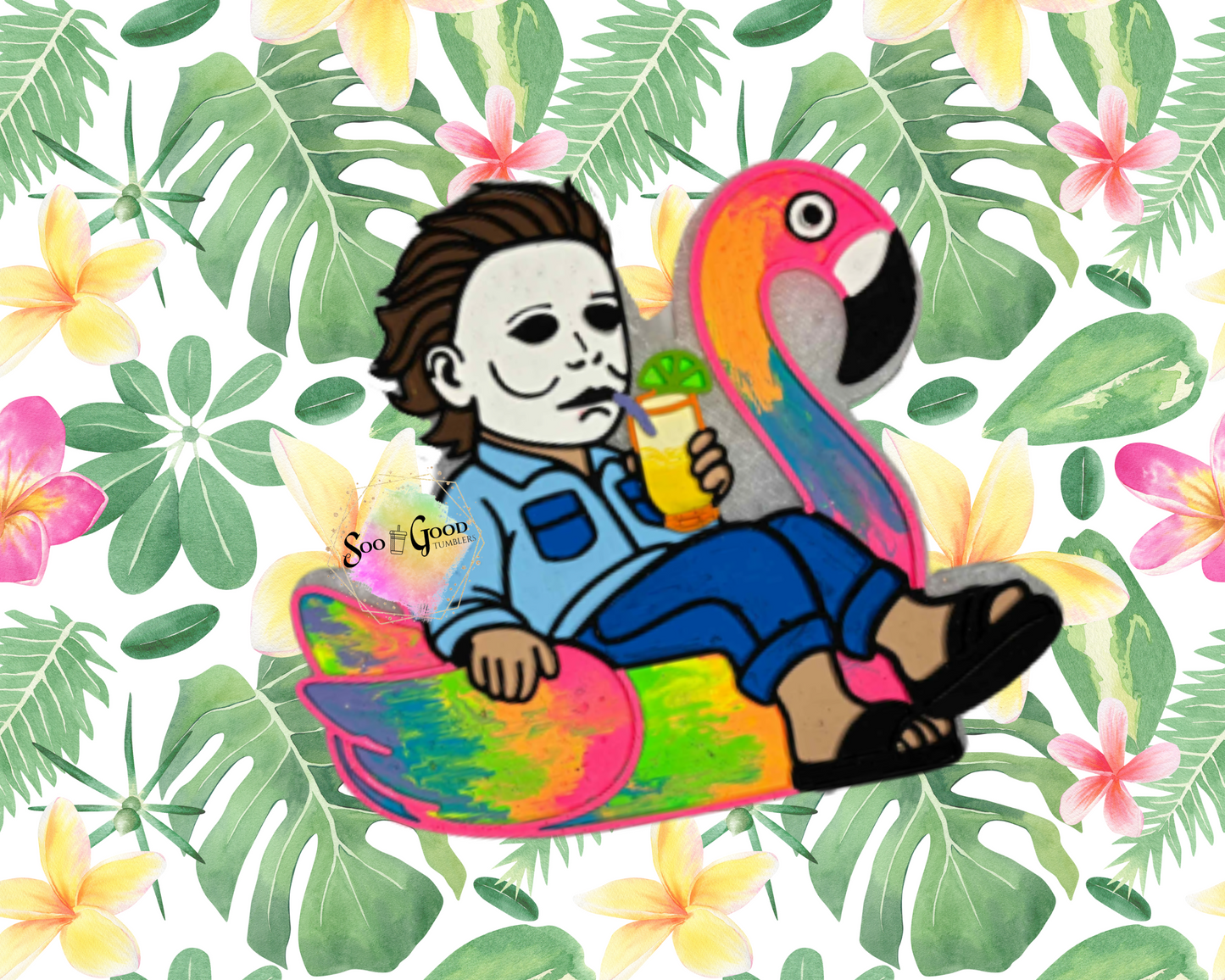 Floating Michael Myers Blinged Car Freshie