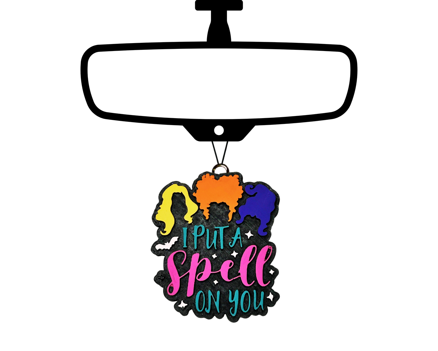 I Put A Spell On You Blinged Car Freshie