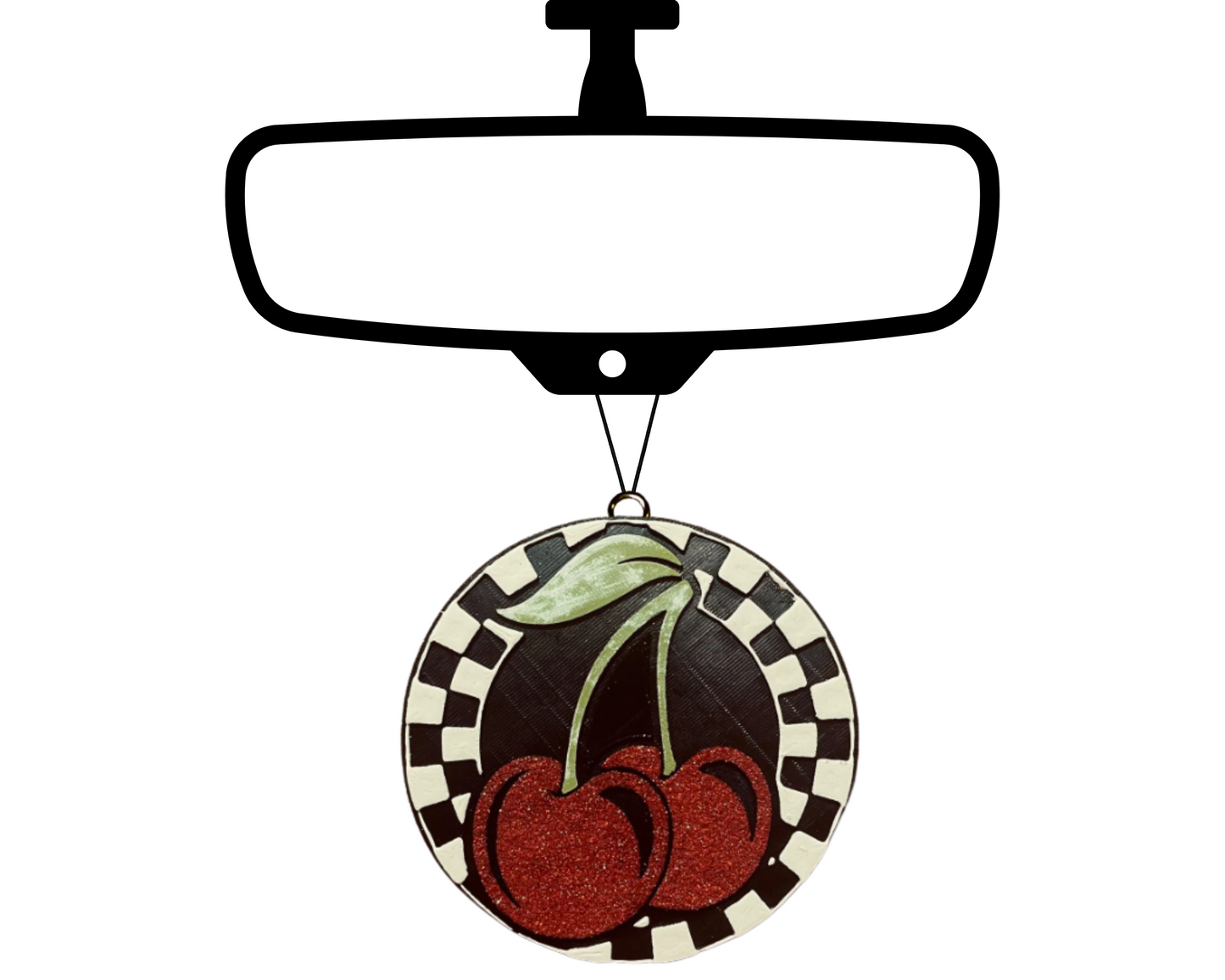 Cherries Blinged Car Freshie