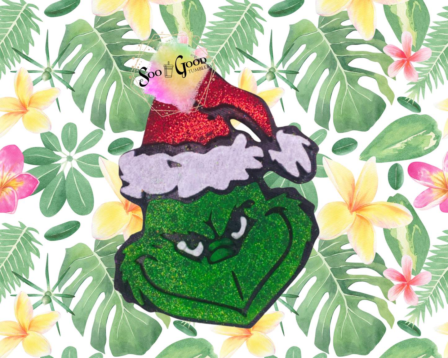 Grinch Blinged Car Freshie