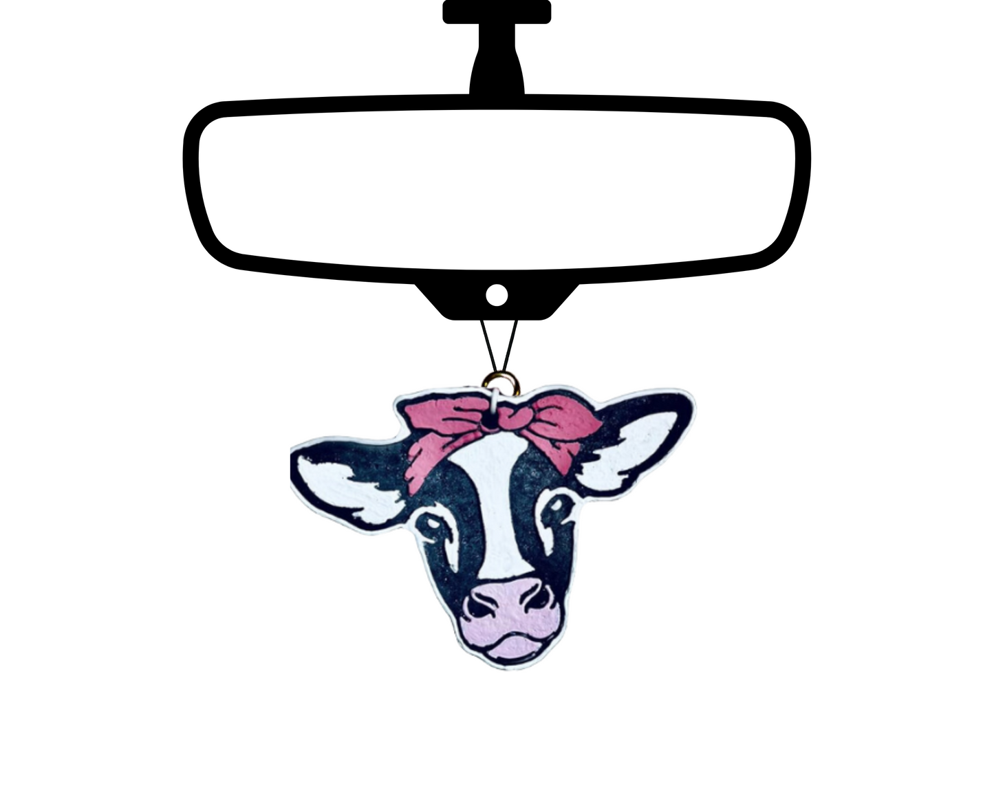 Cow Blinged Car Freshie