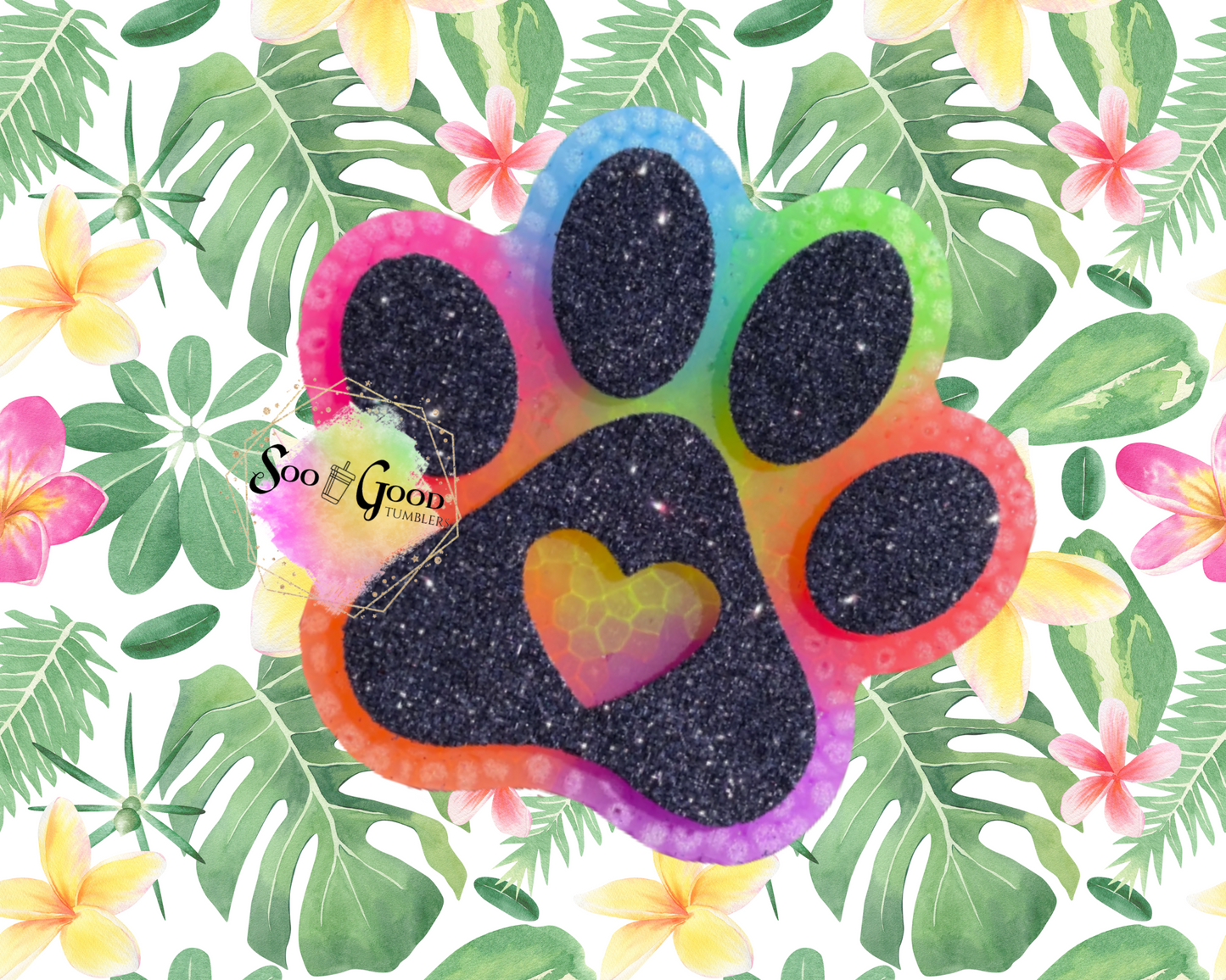 Puppy Paw Blinged Car Freshie