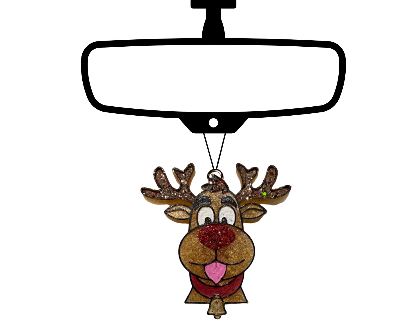 Reindeer Blinged Car Freshie