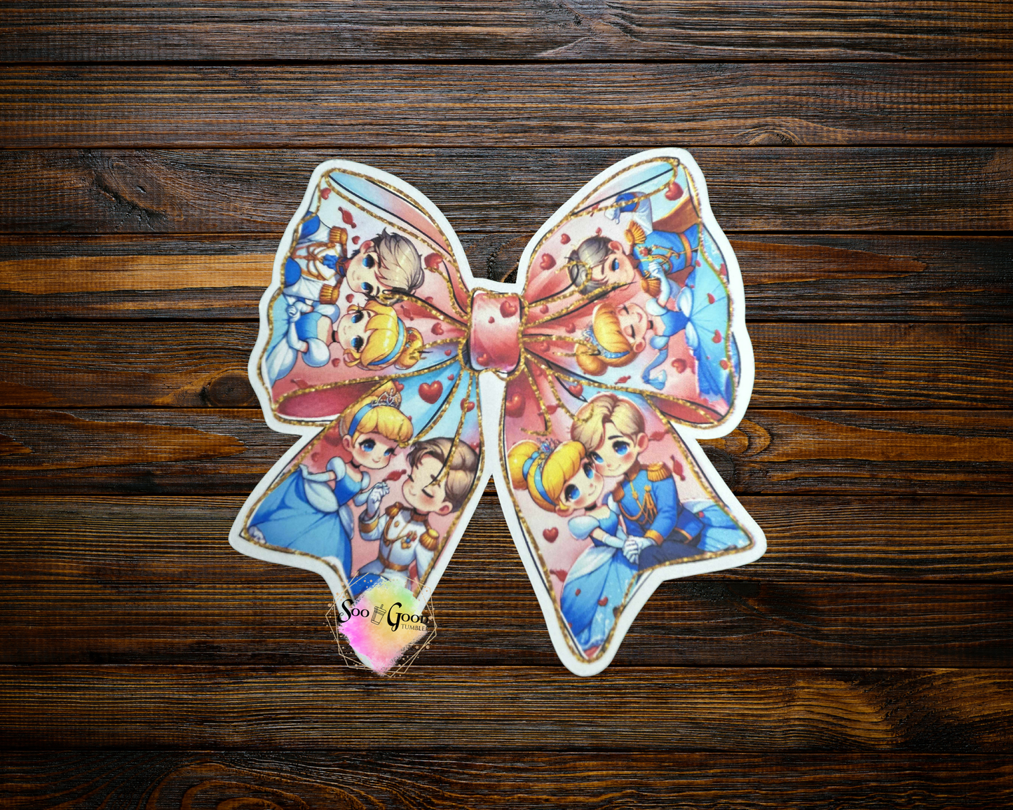 Princess Bow Cardstock Car Freshie (Style 2)