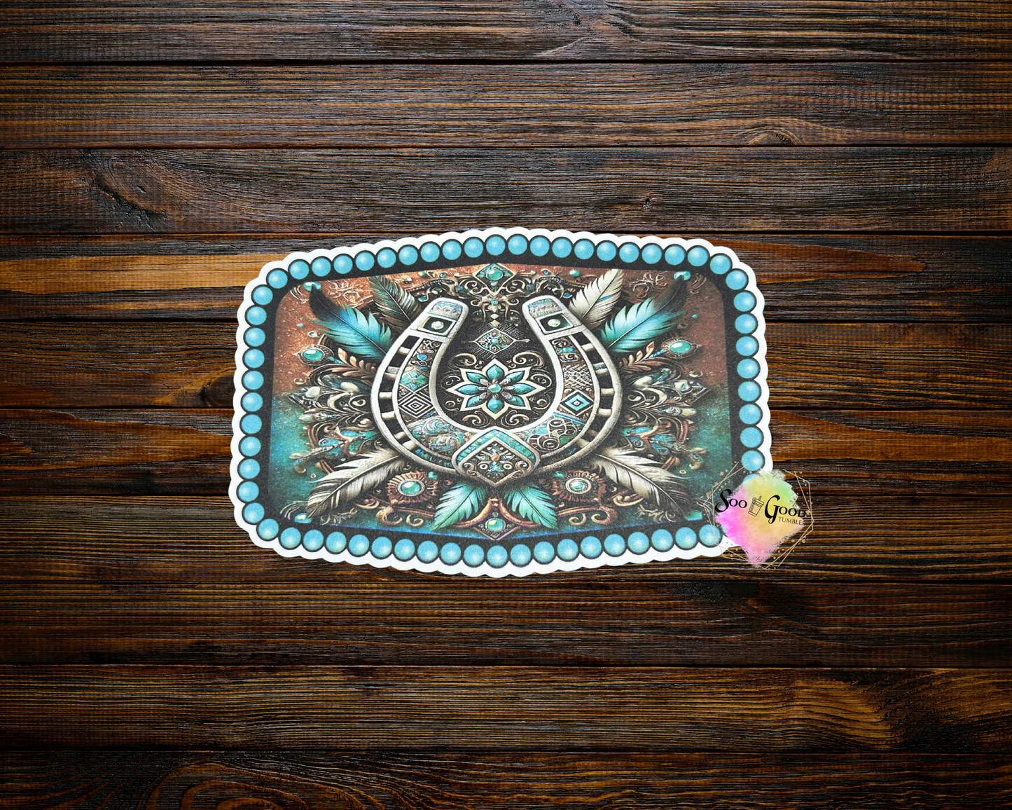 Belt Buckle Cardstock Car Freshie (Style 9)